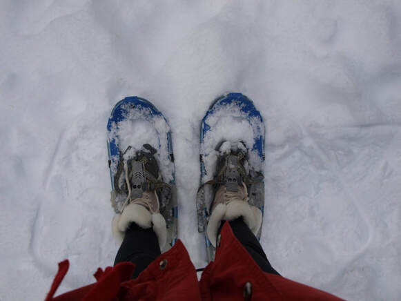 Nature lover Valentine's gift: A day of snowshoeing is a peaceful gift for a nature lover